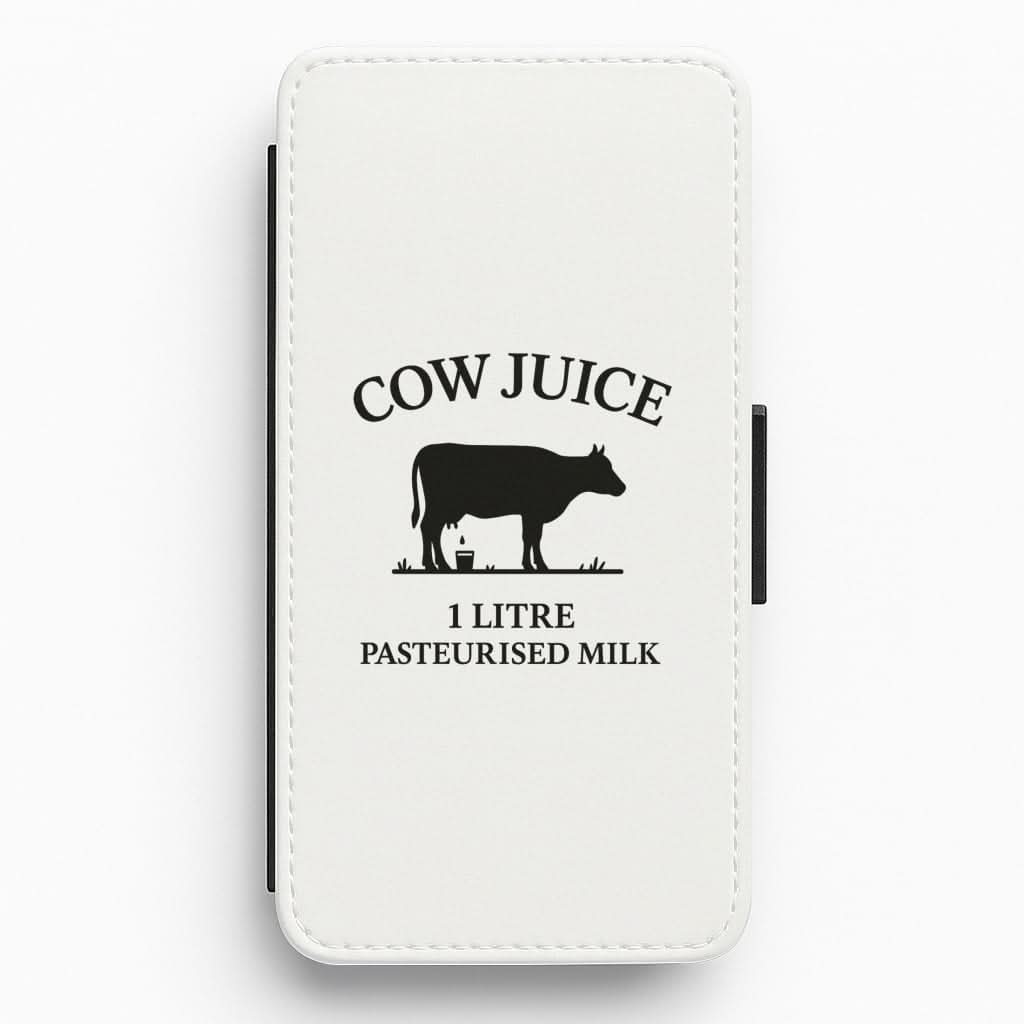 Cow Juice Flip / Wallet Phone Case