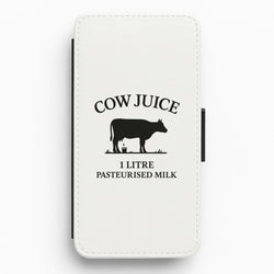 Cow Juice Flip / Wallet Phone Case