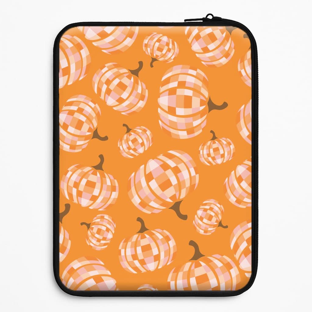 Disco Pumpkins Pattern Laptop Sleeve