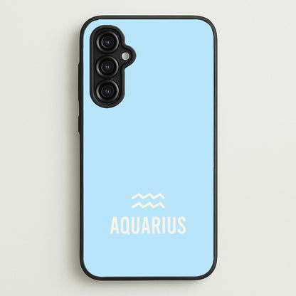 Aquarius Pastel Zodiac Galaxy A14 Case