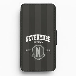 Addams Academy Gray Flip / Wallet Phone Case