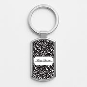 Personalised School Notebook Luxury Keyring 1