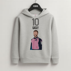 Gasly 2026 Grey Kids Hoodie