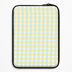 Lemonade Gingham Laptop Sleeve