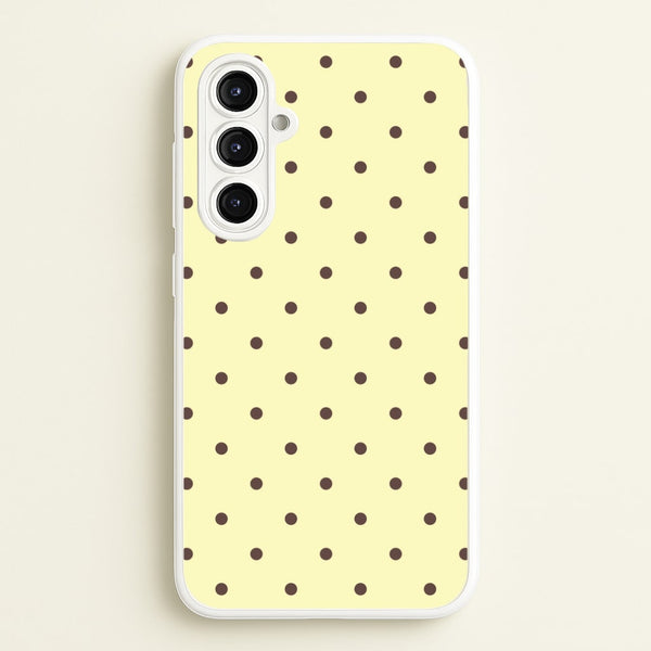 Vanilla & Chocolate Polka Dots Galaxy A16 Case