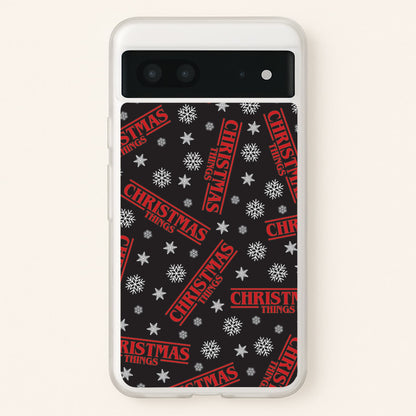 Christmas Things Snowflake Pattern Google Pixel 7 Case