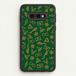 Christmas Wizard Icons Pattern Galaxy S10e Case