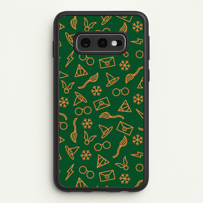 Christmas Wizard Icons Pattern Galaxy S10e Case