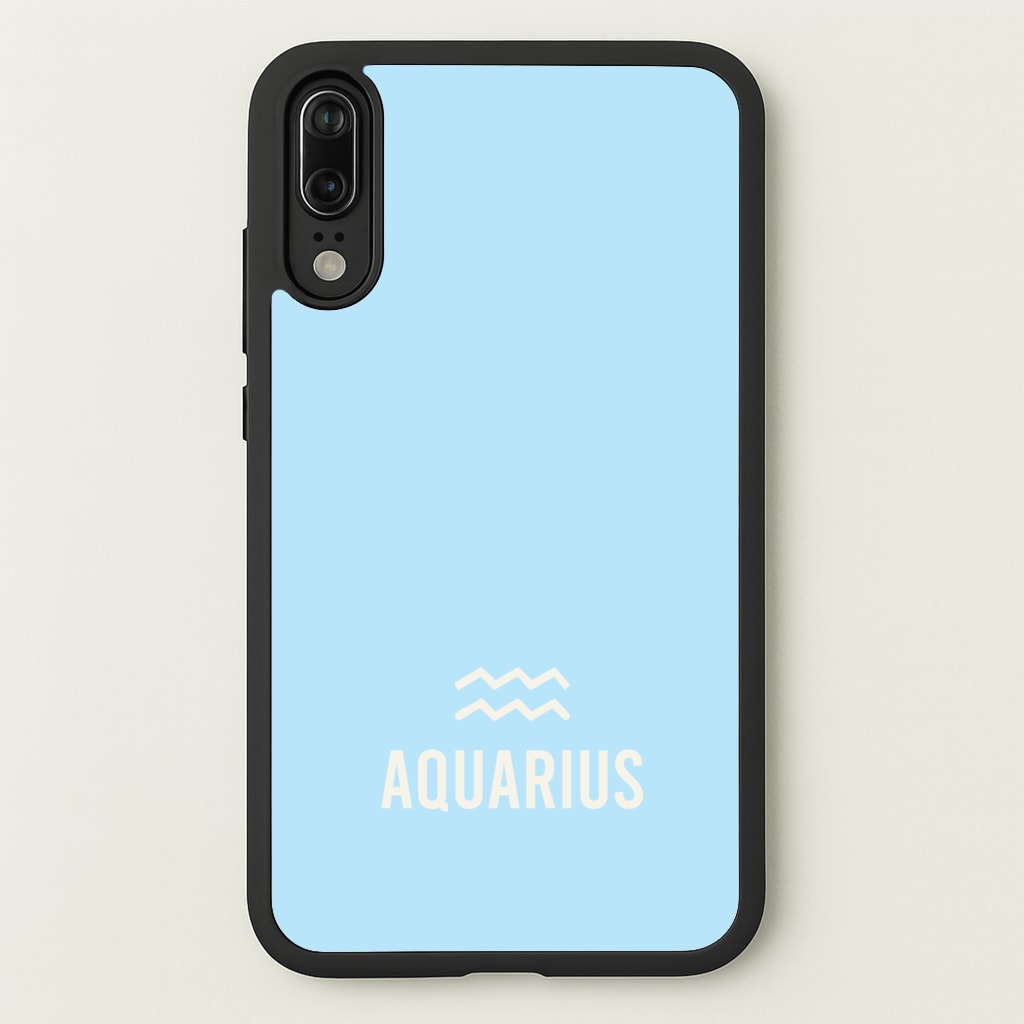 Aquarius Pastel Zodiac Huawei P20 Case
