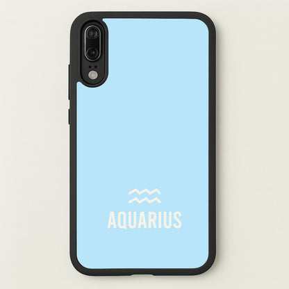 Aquarius Pastel Zodiac Huawei P20 Case