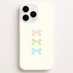 Gingham Tiered Ties Phone Case