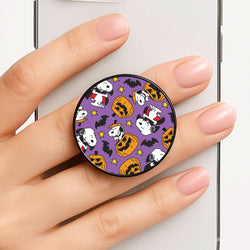 Cartoon Beagle Halloween Pattern Phone Grip