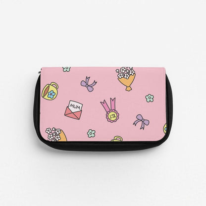 Mum Doodles Pattern Pencil Case
