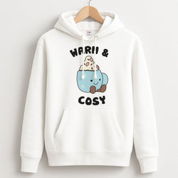 Hot Cocoa Plush Quote Unisex Hoodie