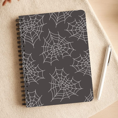 Spiderweb Hearts Pattern Notepad