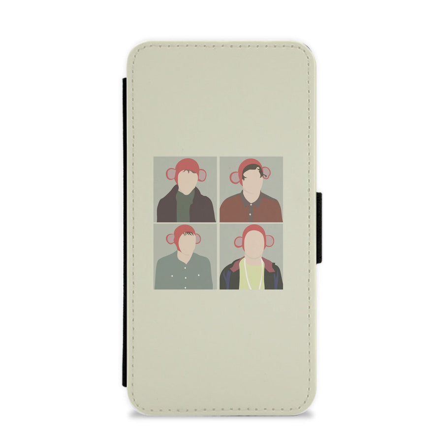 Collage - Arctic Monkeys Flip / Wallet Phone Case