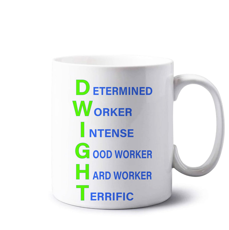 Dwight Abbreviation - The Office Mug