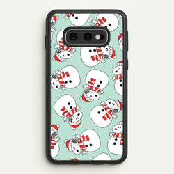Cartoon Beagle Snowman Pattern Galaxy S10e Case