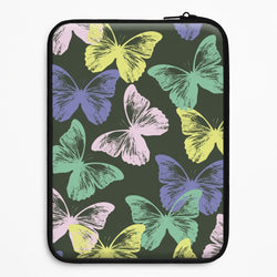 Colourful Butterfly Stamps Pattern Universal Laptop Sleeve