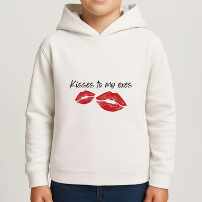 Kisses To My Exes Boys Hoodie
