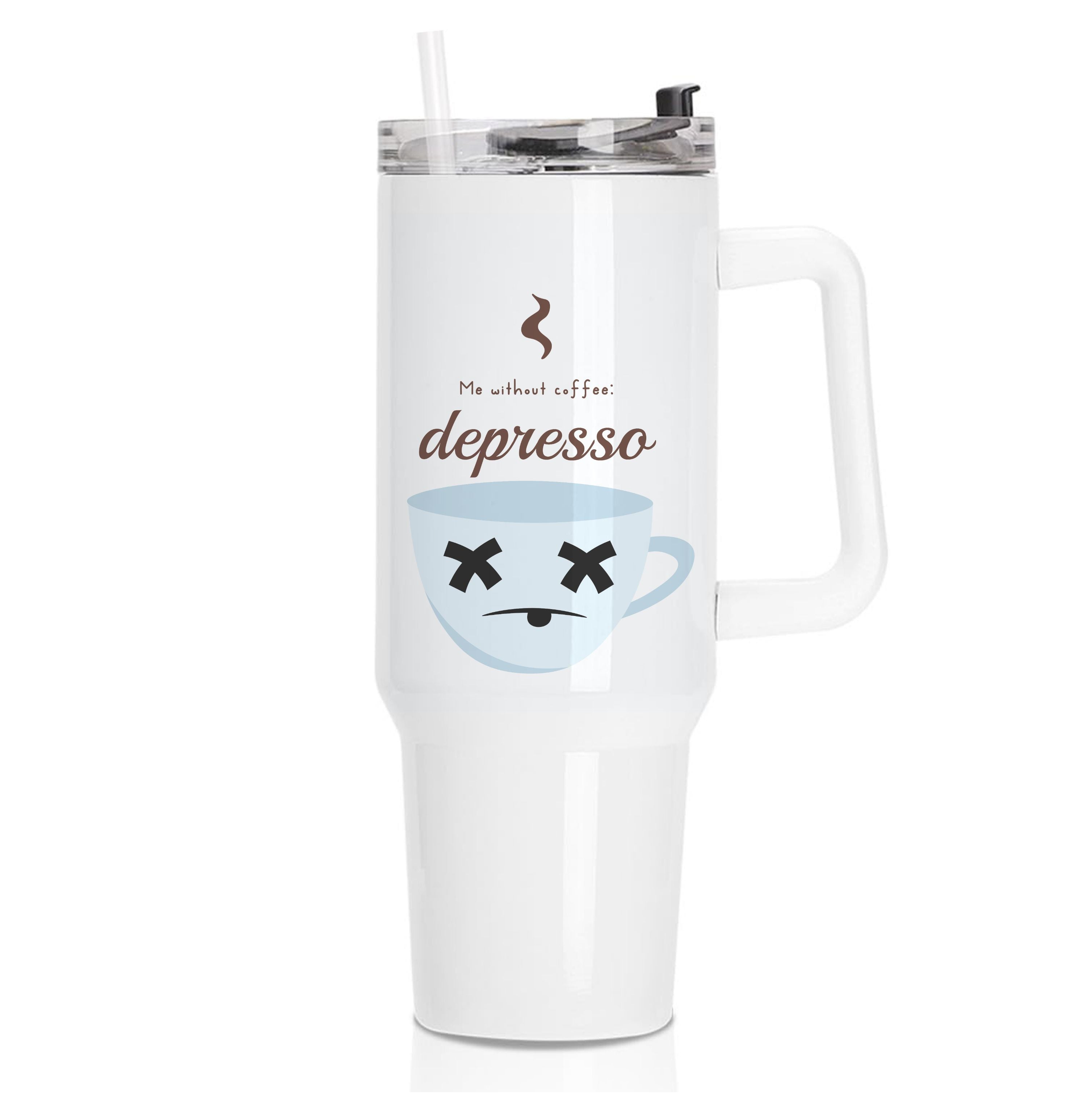 Depresso - Funny Quotes Tumbler