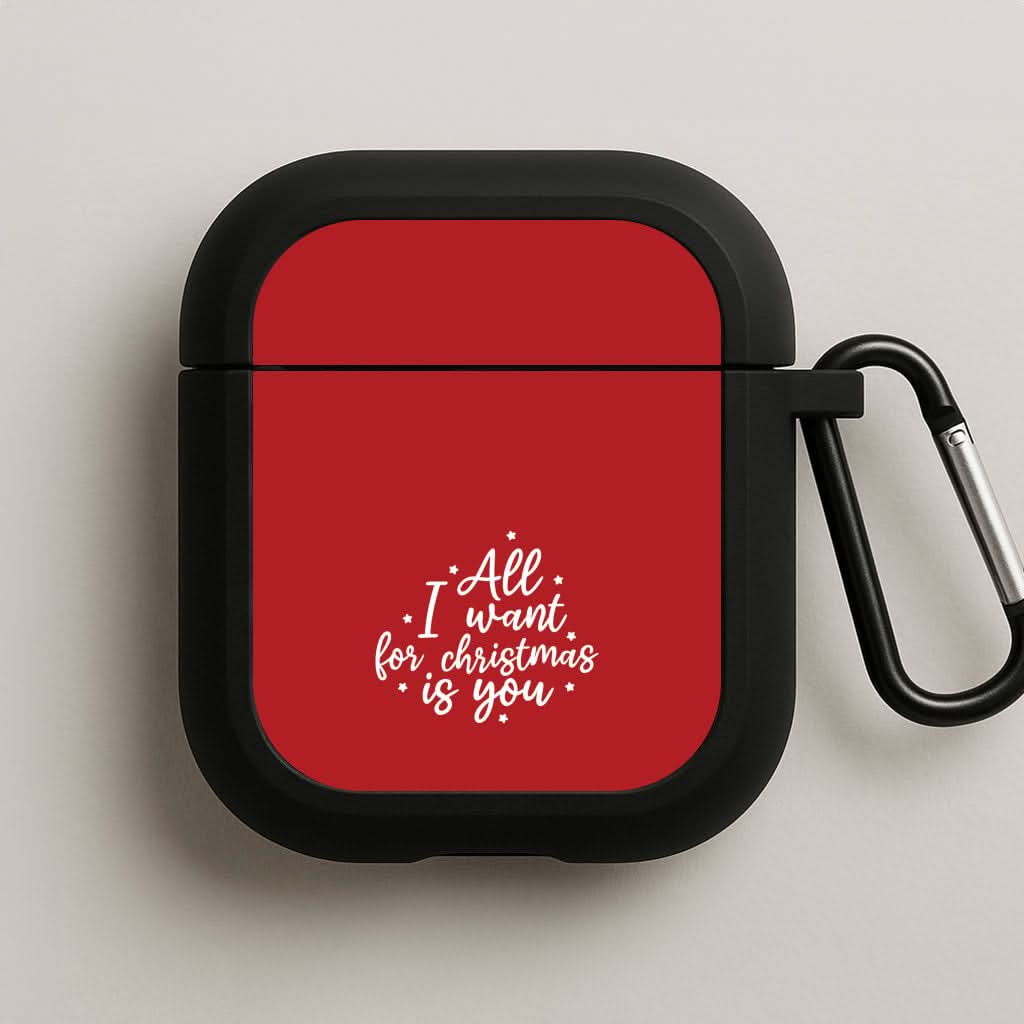 All I Want For Christmas Is You Stars AirPods Case