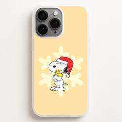 Christmas Cartoon Beagle And Bird  iPhone 11 Pro Max Case