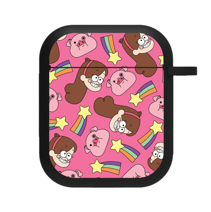 Mabel And Stars Pattern AirPods Case