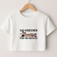 No Cheeses For Us Meeces II Crop top