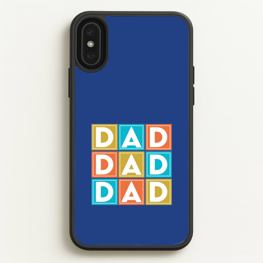 Dad Cubes iPhone XS Max Case