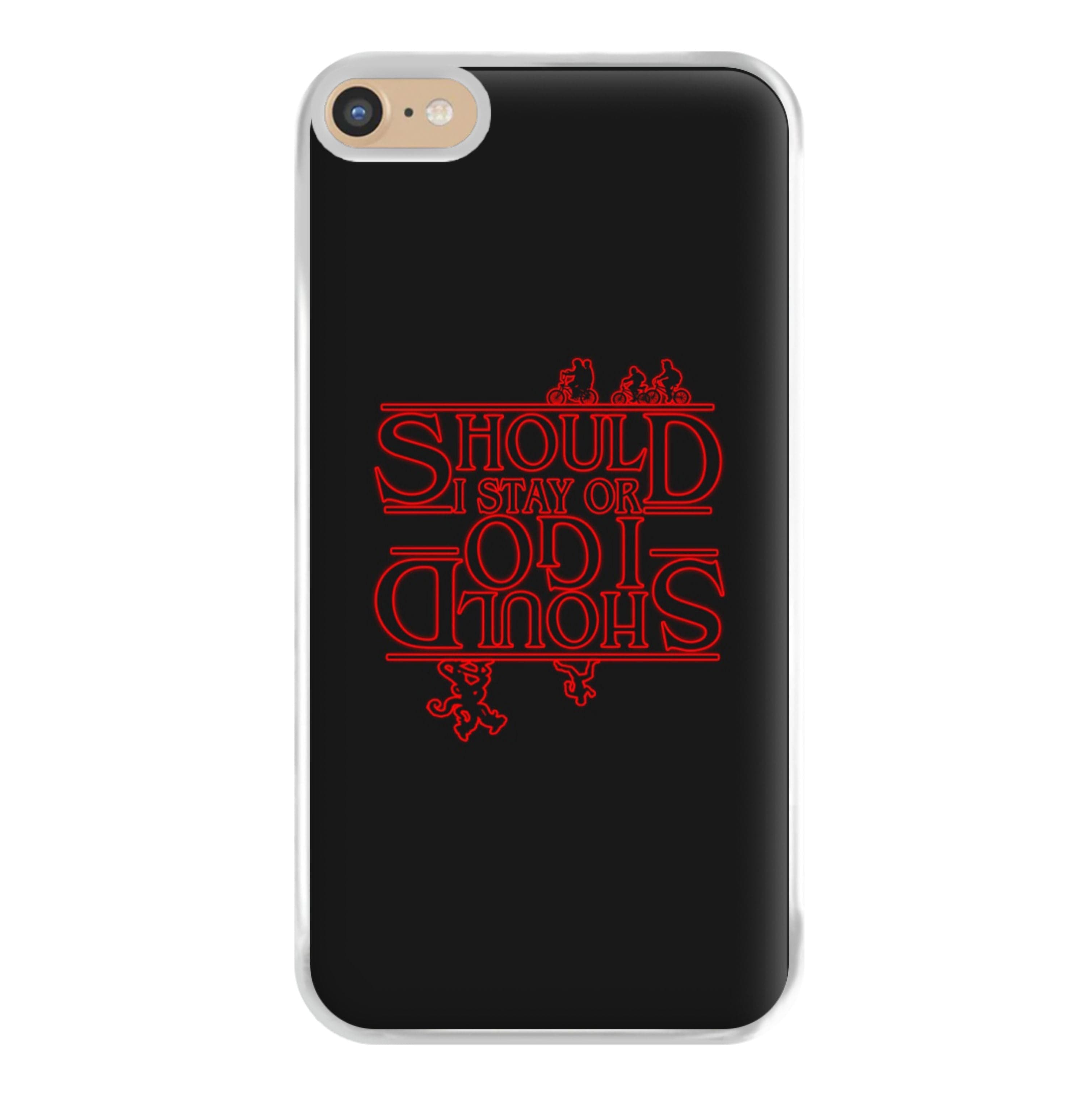 Should I Stay Or Should I Go Upside Down Phone Case