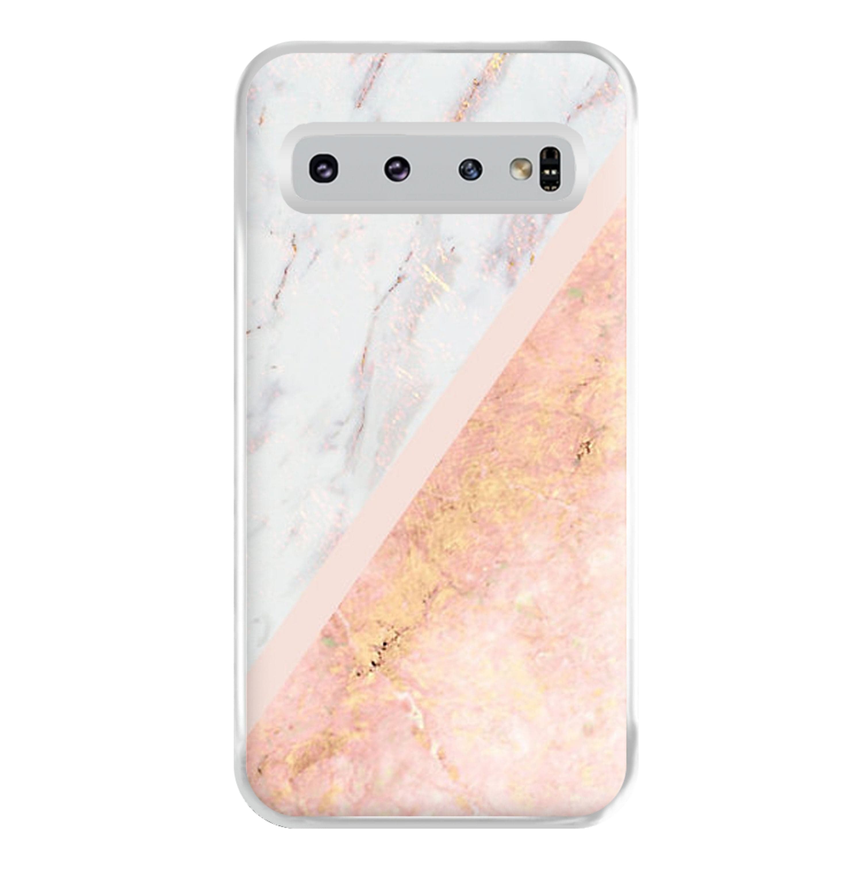 Marble and Rose Gold Phone Case