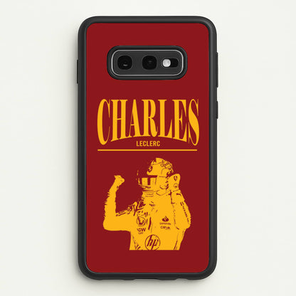 Charles Red And Gold Galaxy S10e Case