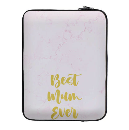 Golden Best Mum Ever Laptop Sleeve