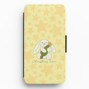Christmas Bunny Stars Plush Flip / Wallet Phone Case 1