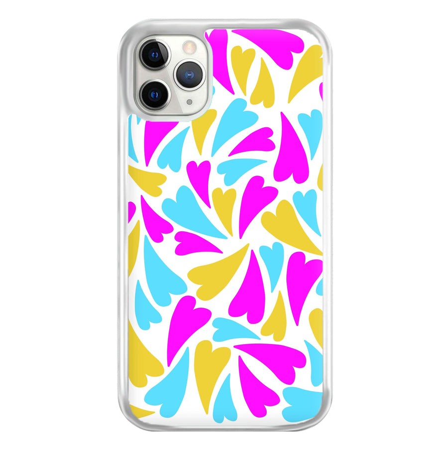 Pansexual Hearts - Pride Phone Case