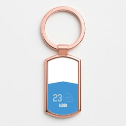 Albon Helmet 2026 Rose Gold Keyring