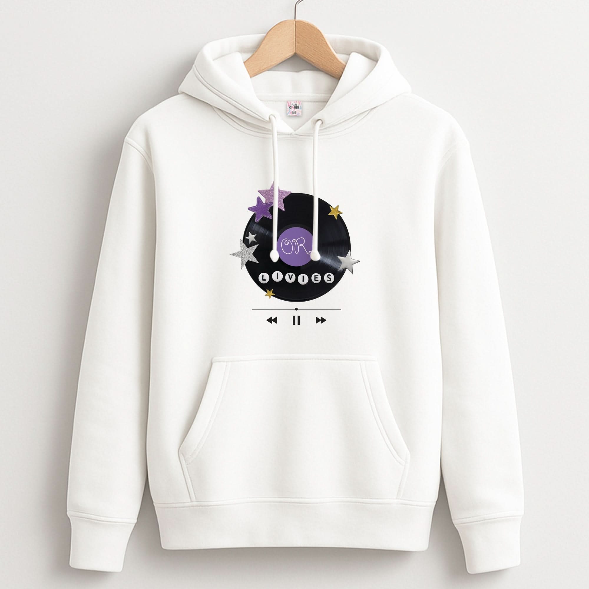 Amethyst Vinyl Scrapbook Unisex Hoodie