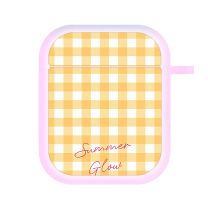 Tartan Summer Glow AirPods Case