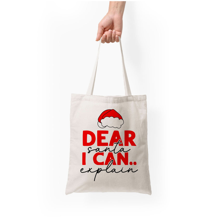 I Can Explain Santa Tote Bag