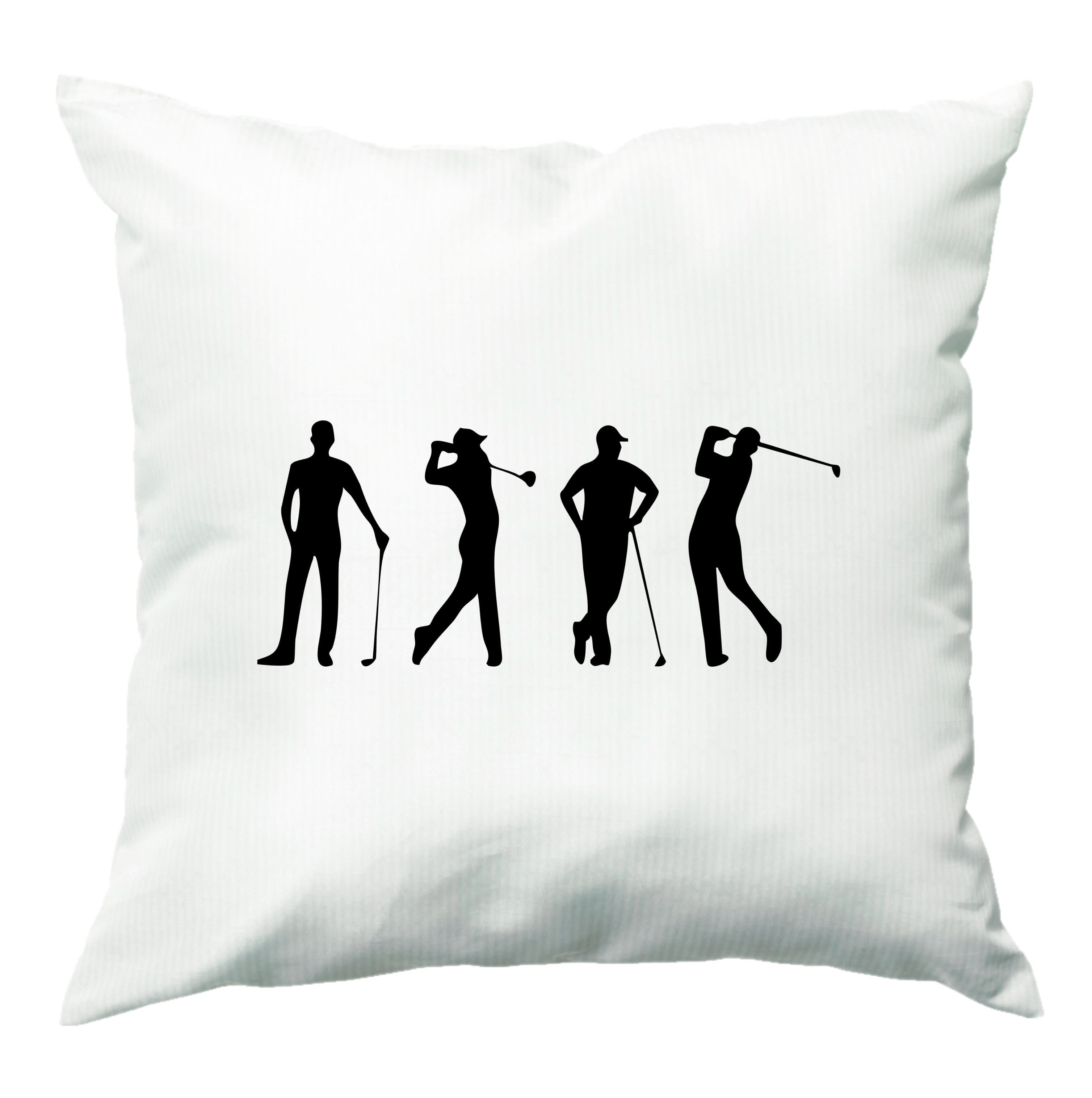 Golf Silhouettes Cushion