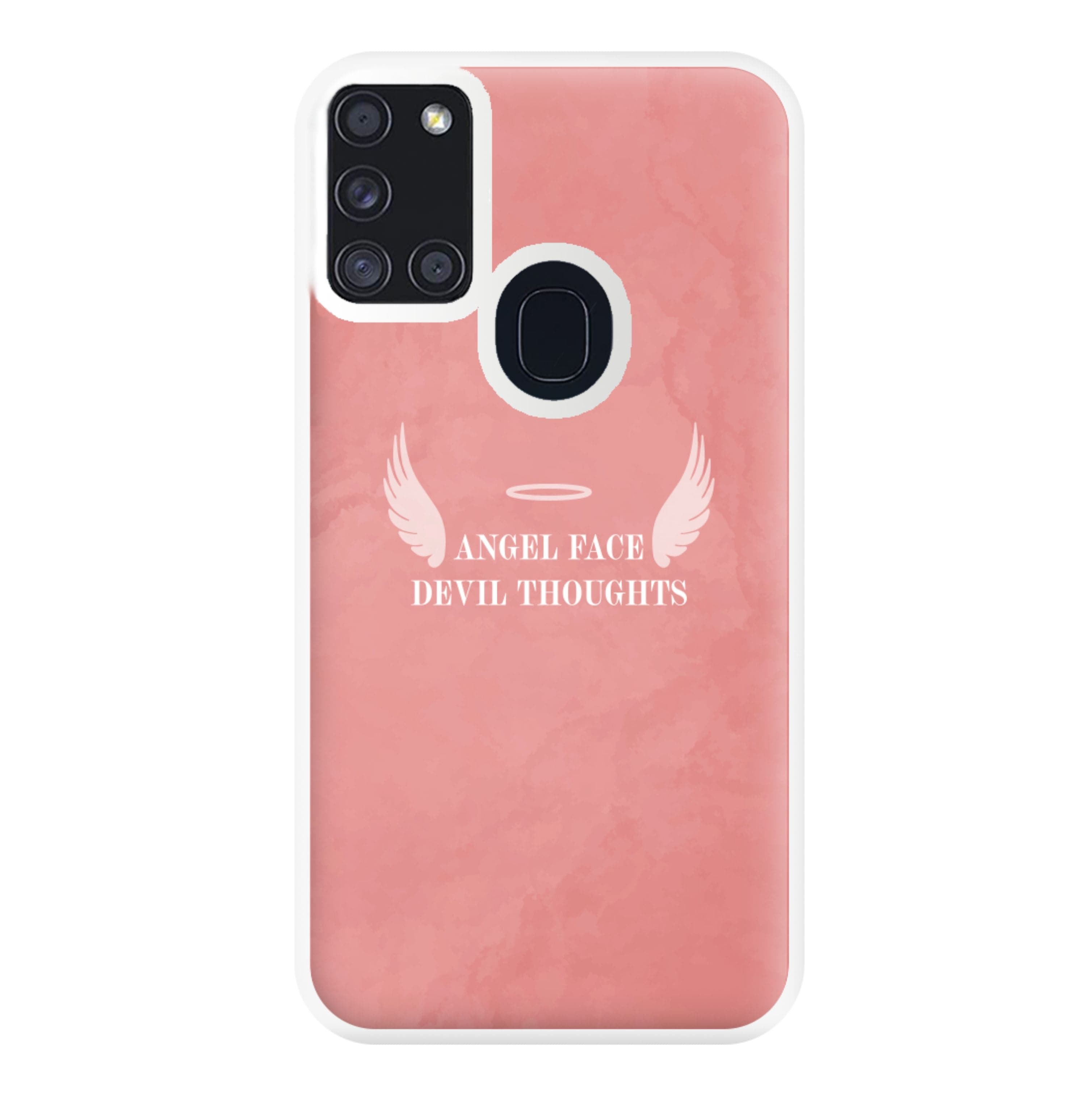 Angel Face Devil Thoughts Phone Case