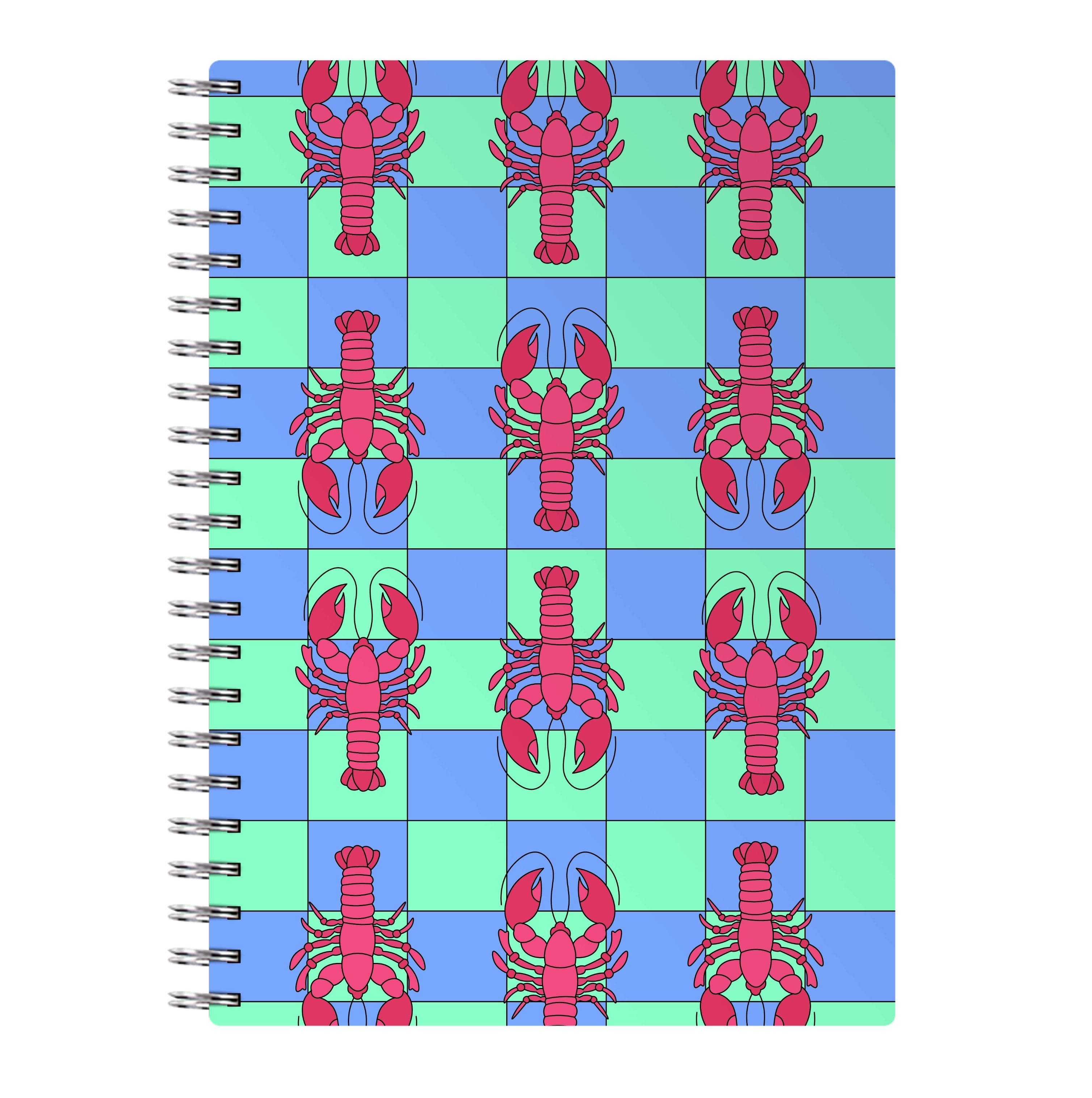 Lobster Pattern - Sealife Notebook