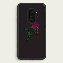 Dark Pink Rose Galaxy S9 Plus Case