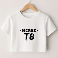 Pink T8 Sports Crop top