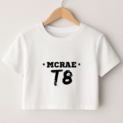 Pink T8 Sports Crop Top