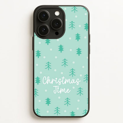 Cute Xmas Trees Pattern Phone Case for Apple iPhone, Samsung Galaxy, Huawei and Google Pixel