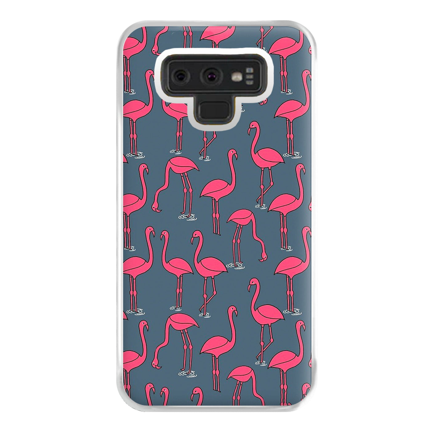 Basic Pink Flamingo Pattern Phone Case