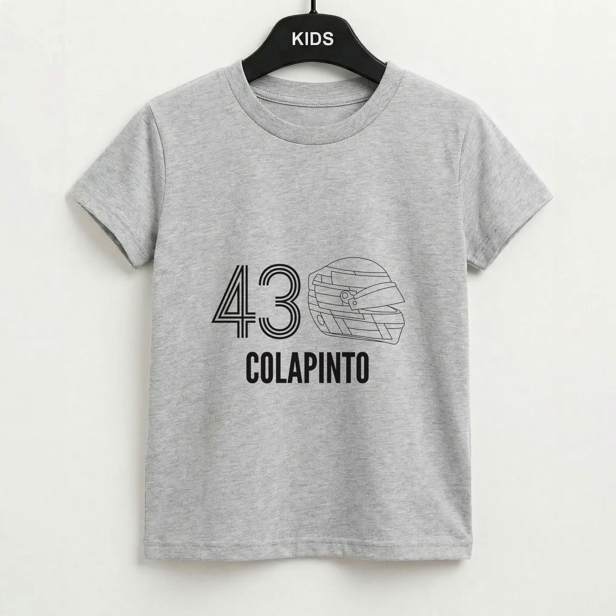 Colapinto Helmet 2026 Grey Kids T-Shirt