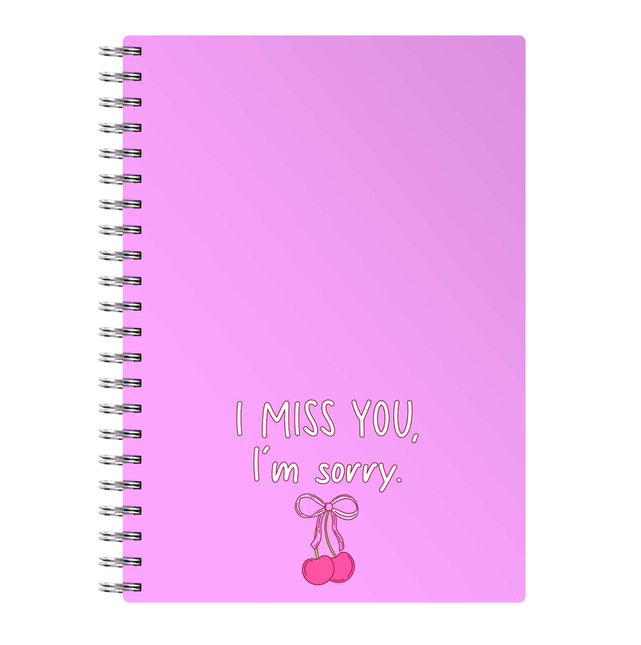 I Miss You , I'm Sorry - Gracie Abrams Notebook